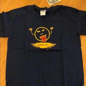 Youth navy blue “plllbbbbbbb...” t shirt